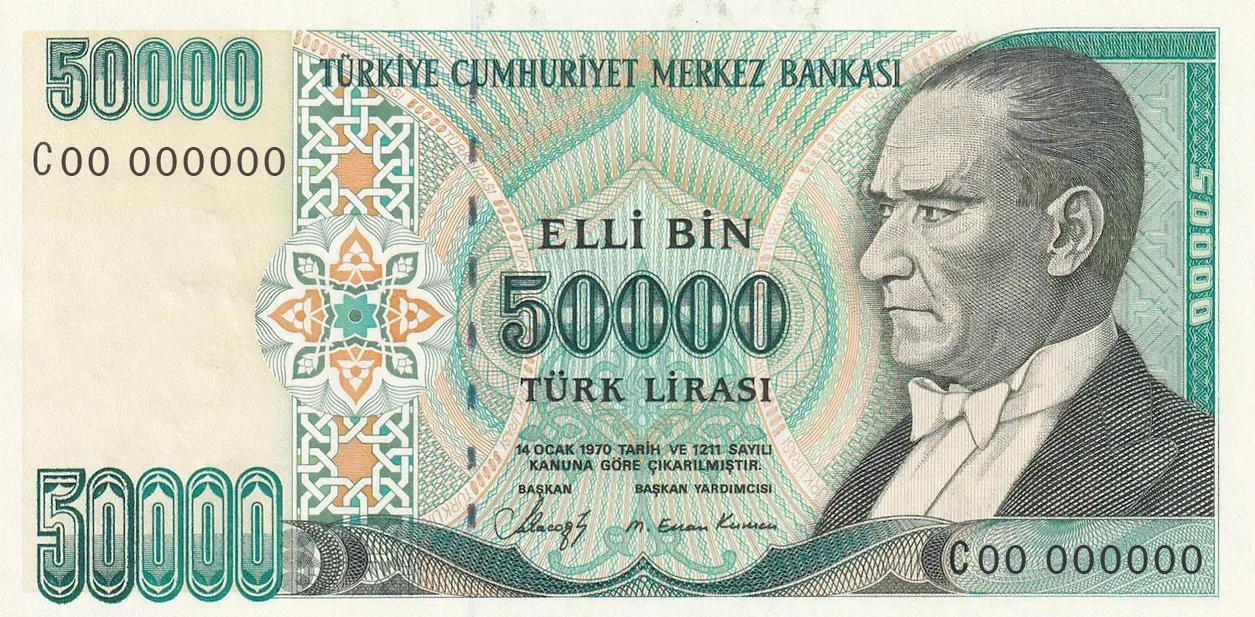 50 Bin Türk Lirası